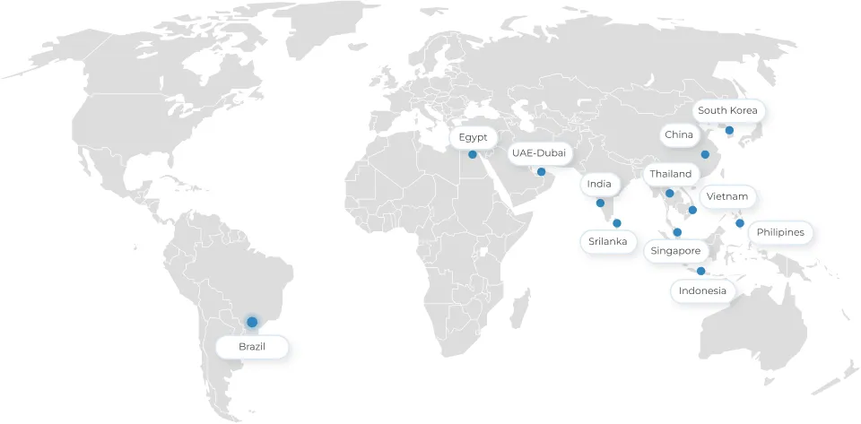 world map - tradeasia